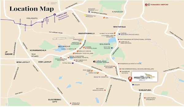 Prestige Aston Park Location Map